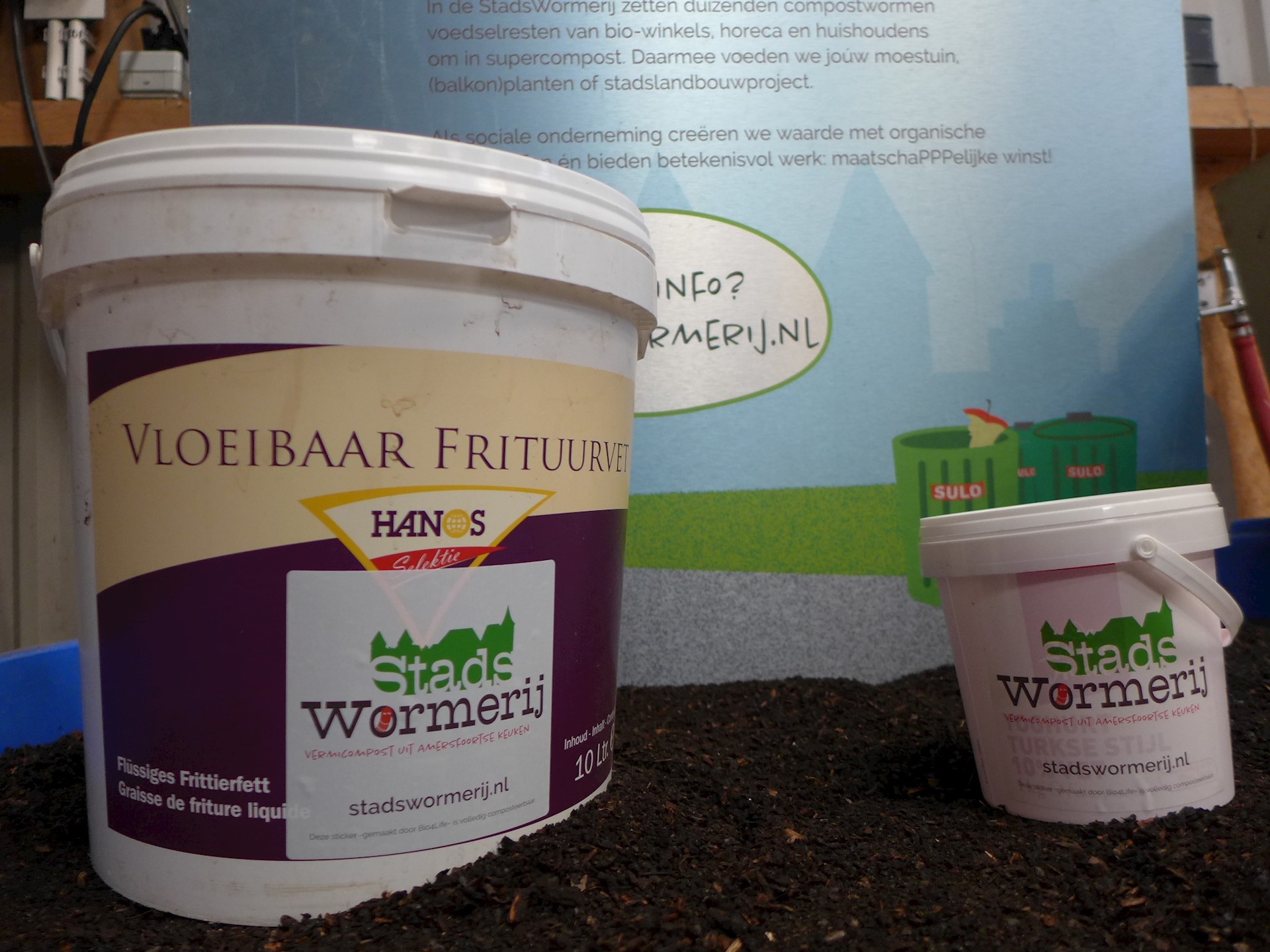 #steunlokaal - koop Vermicompost uit Amersfoortse keuken!